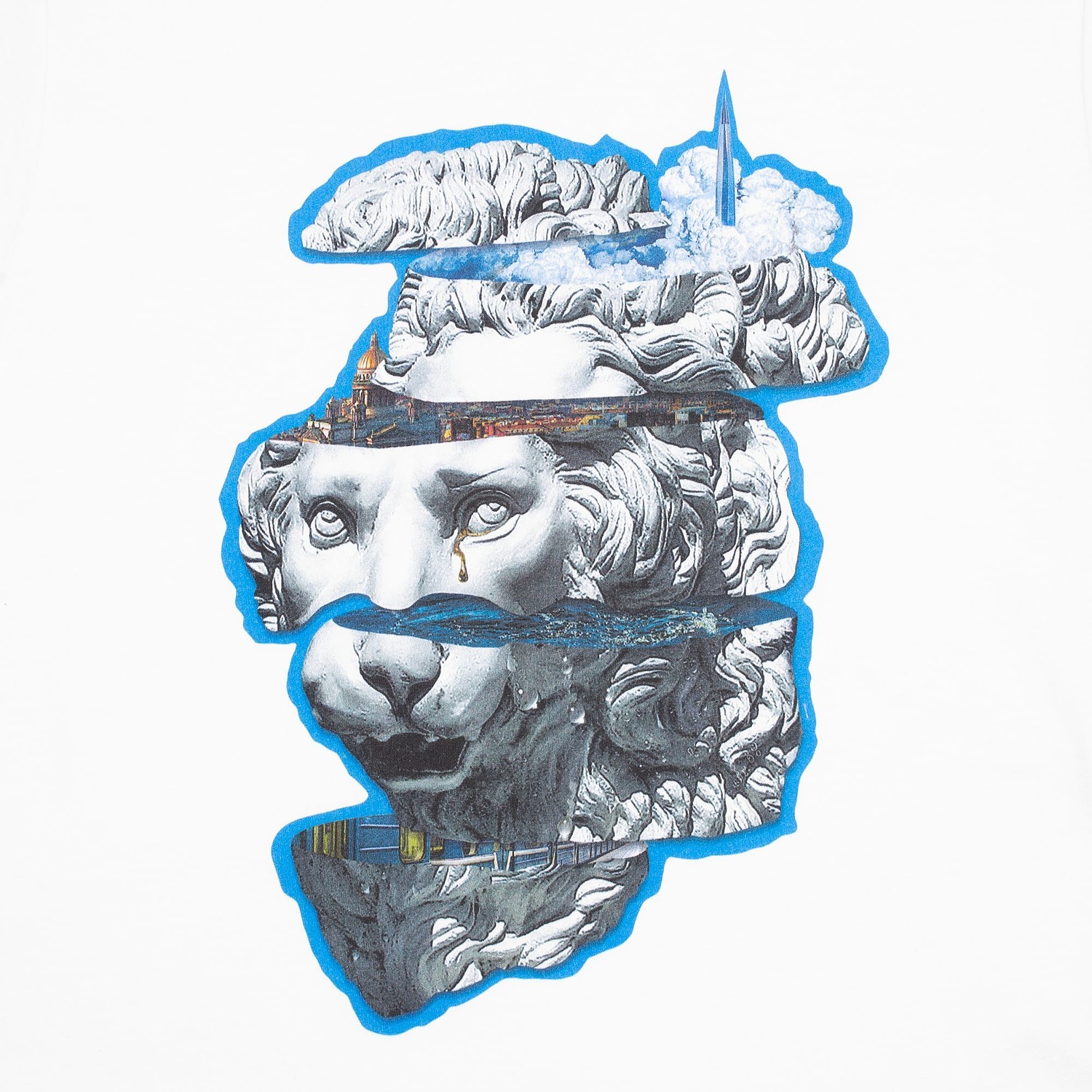 Футболка мужская E150, белая с логотипом