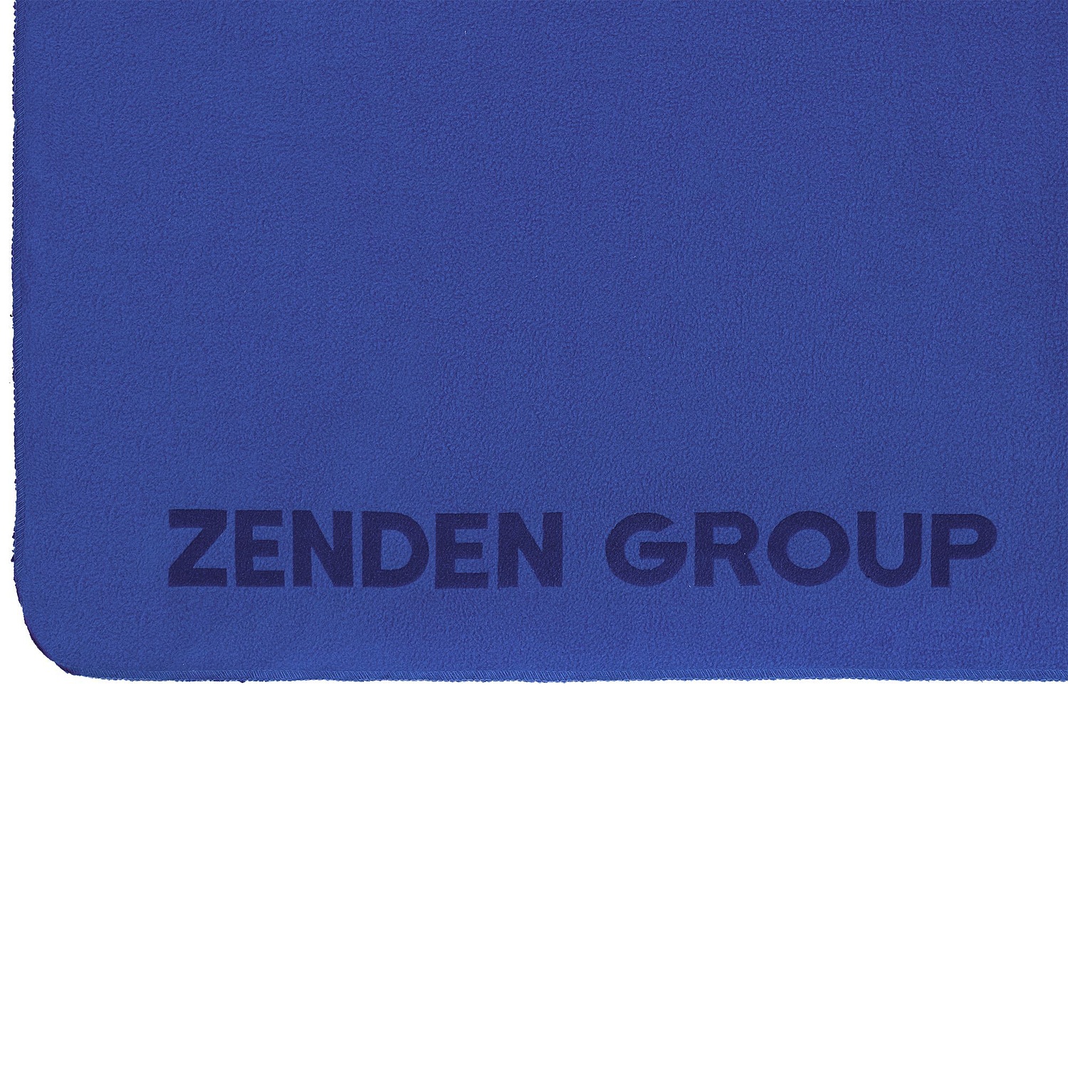 Флисовый плед Warm&Peace, ярко-синий