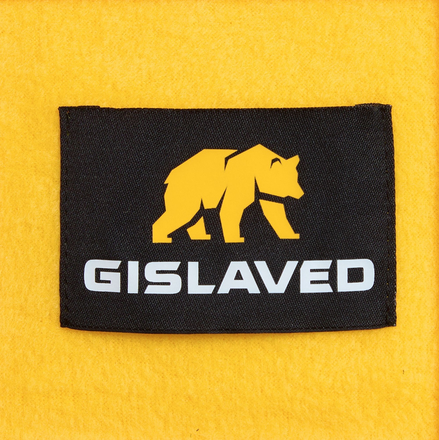 Лейбл тканевый Epsilon, XL, черный с логотипом