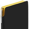 Ежедневник Flexpen Black, недатированный, черный с желтым с логотипом