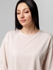 Футболка унисекс оверсайз Street Vibes, бежевая с логотипом
