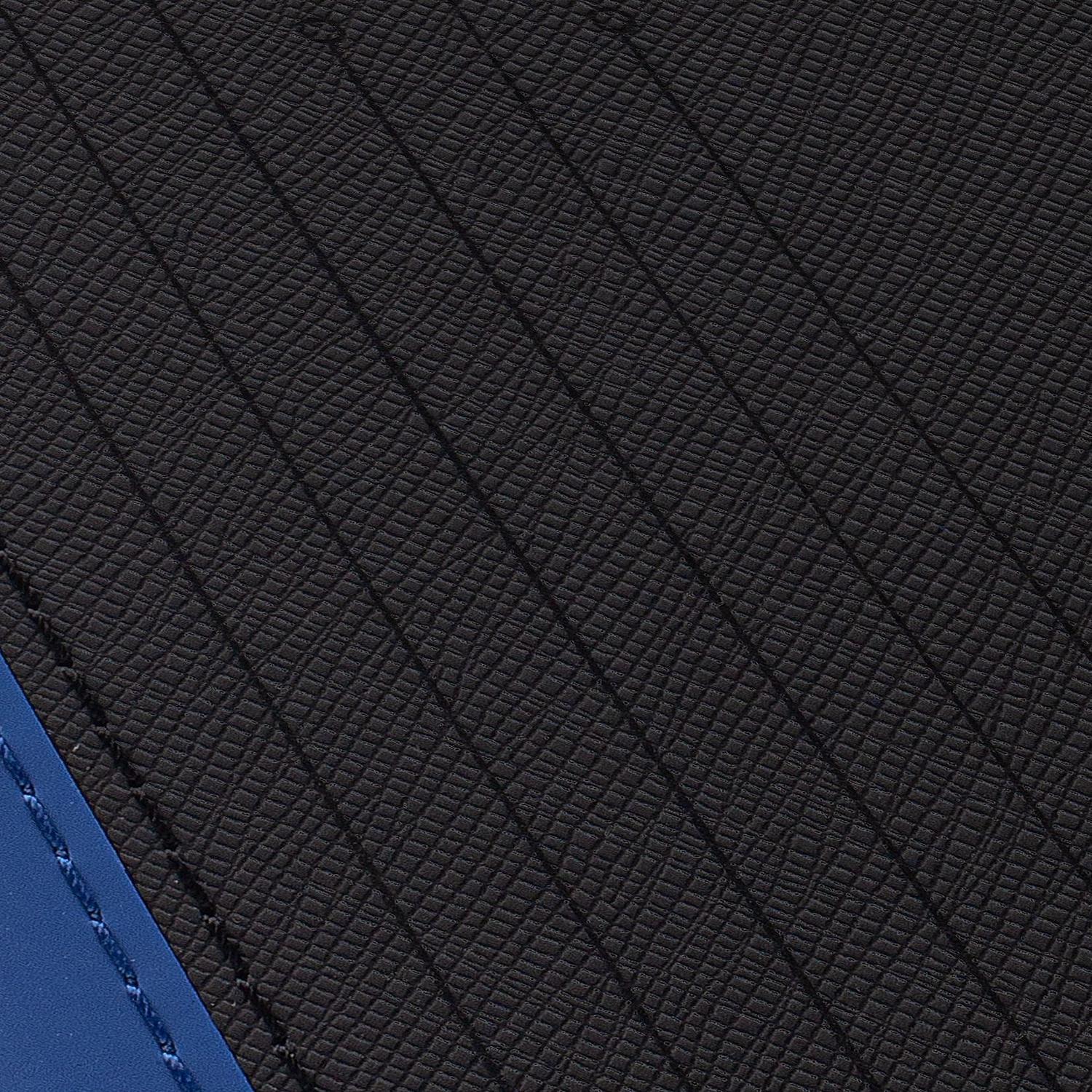 Ежедневник Nice Twice, недатированный, черный с синим с логотипом