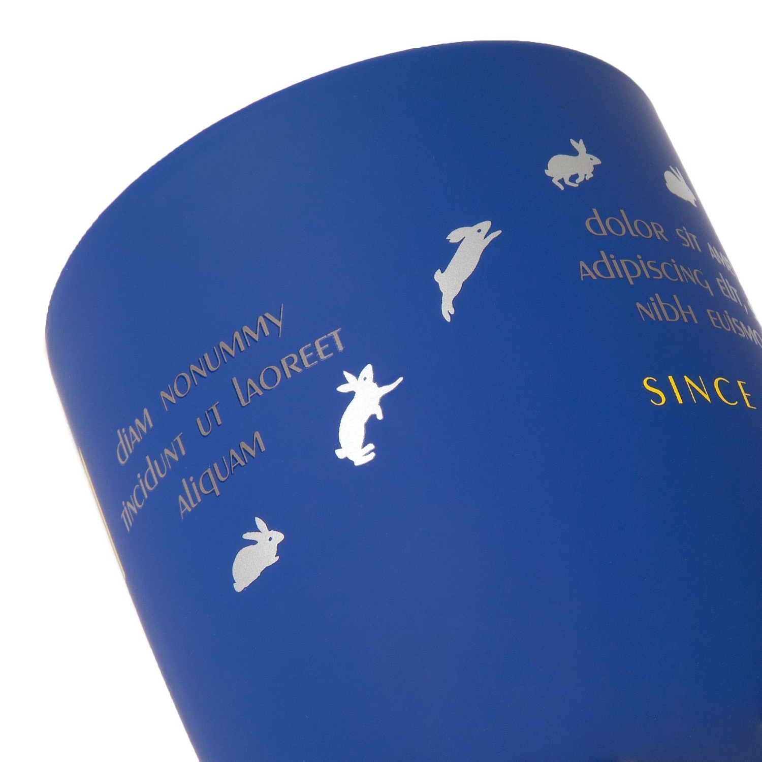 Кружка Surprise Touch Black с покрытием софт-тач, синяя с логотипом