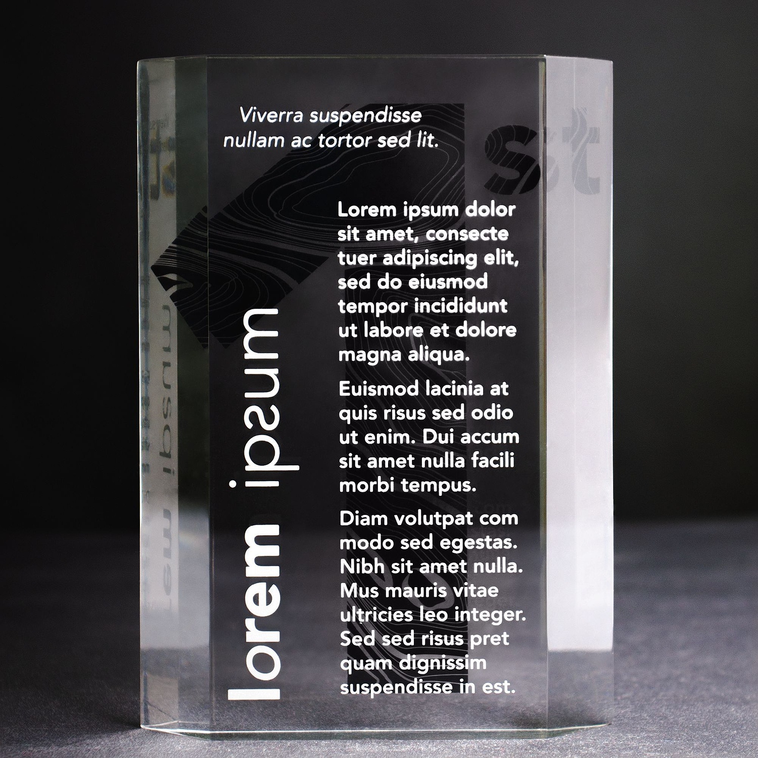 Награда «Доска почета» с логотипом