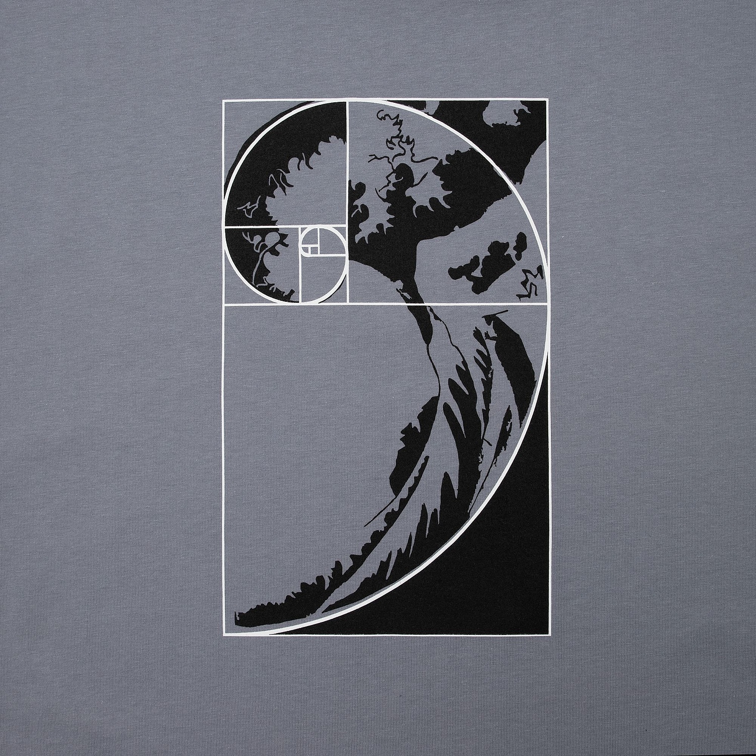 Футболка унисекс оверсайз T3, серая с логотипом