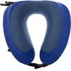 Дорожная подушка Piligrim, синяя с логотипом