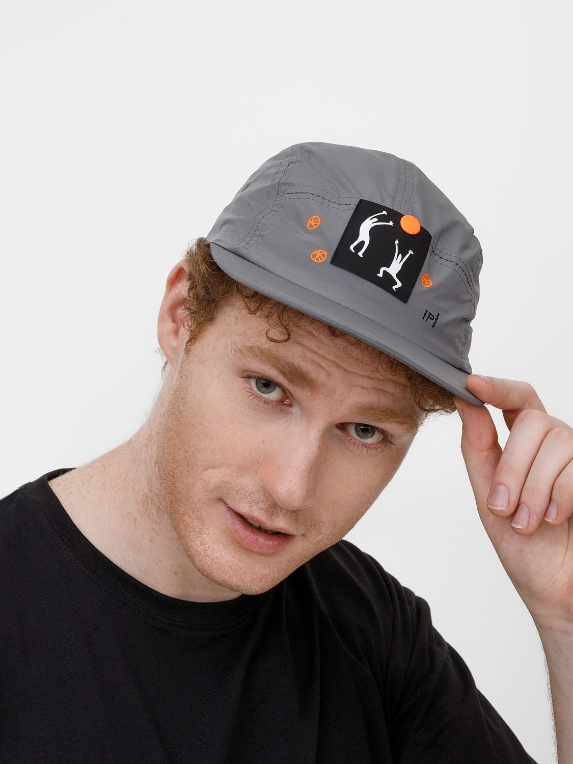 Бейсболка Ben Mac, серая с логотипом