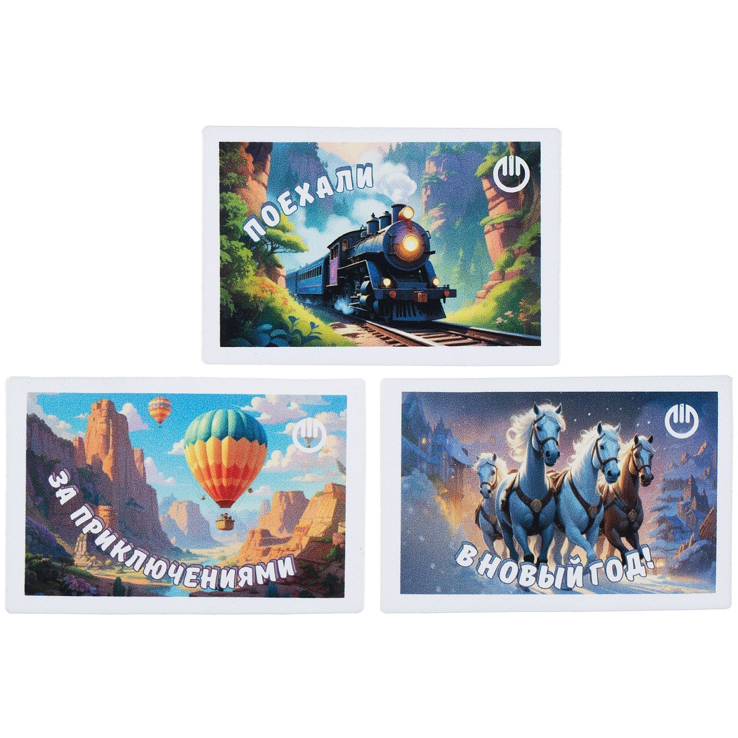 Наклейка тканевая Lunga, L, белая с логотипом