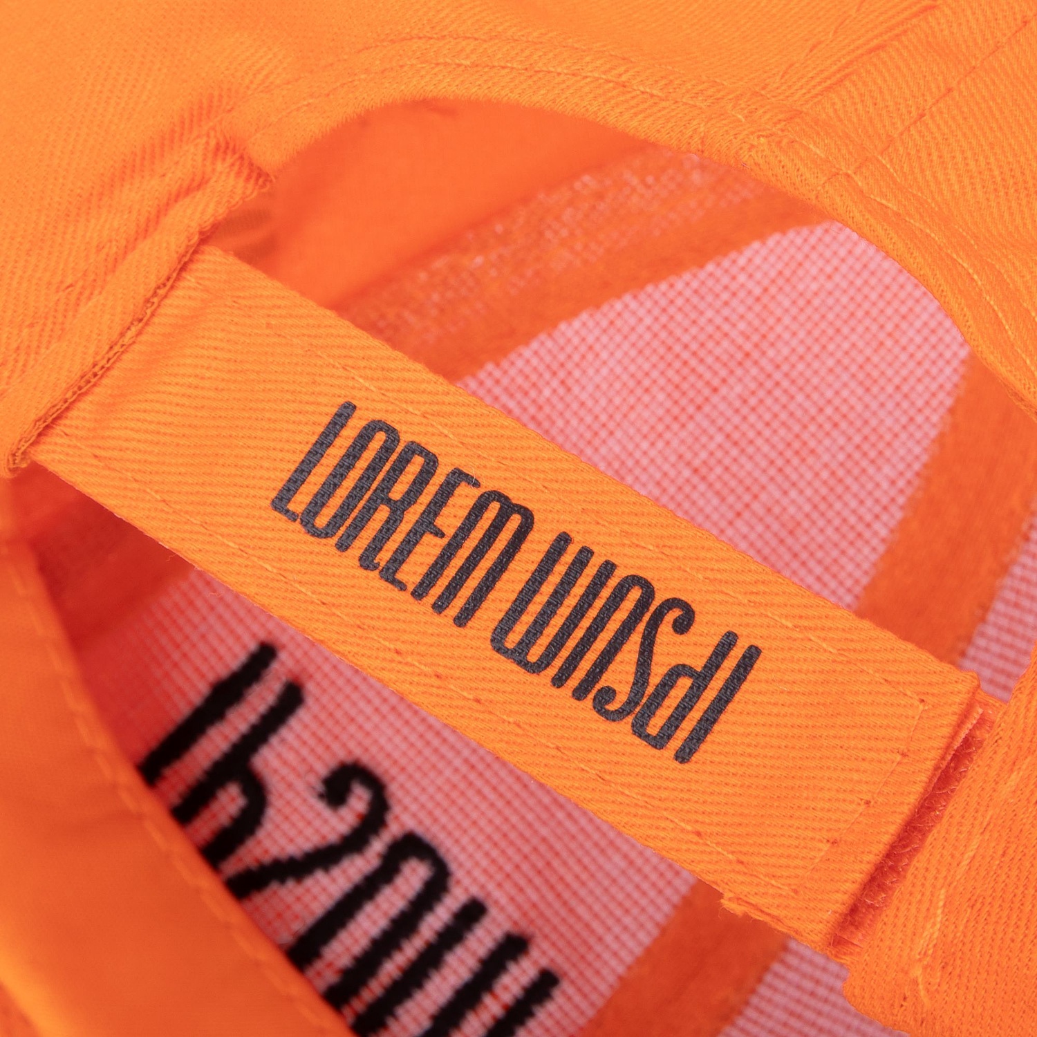 Бейсболка Apollo, оранжевая с логотипом