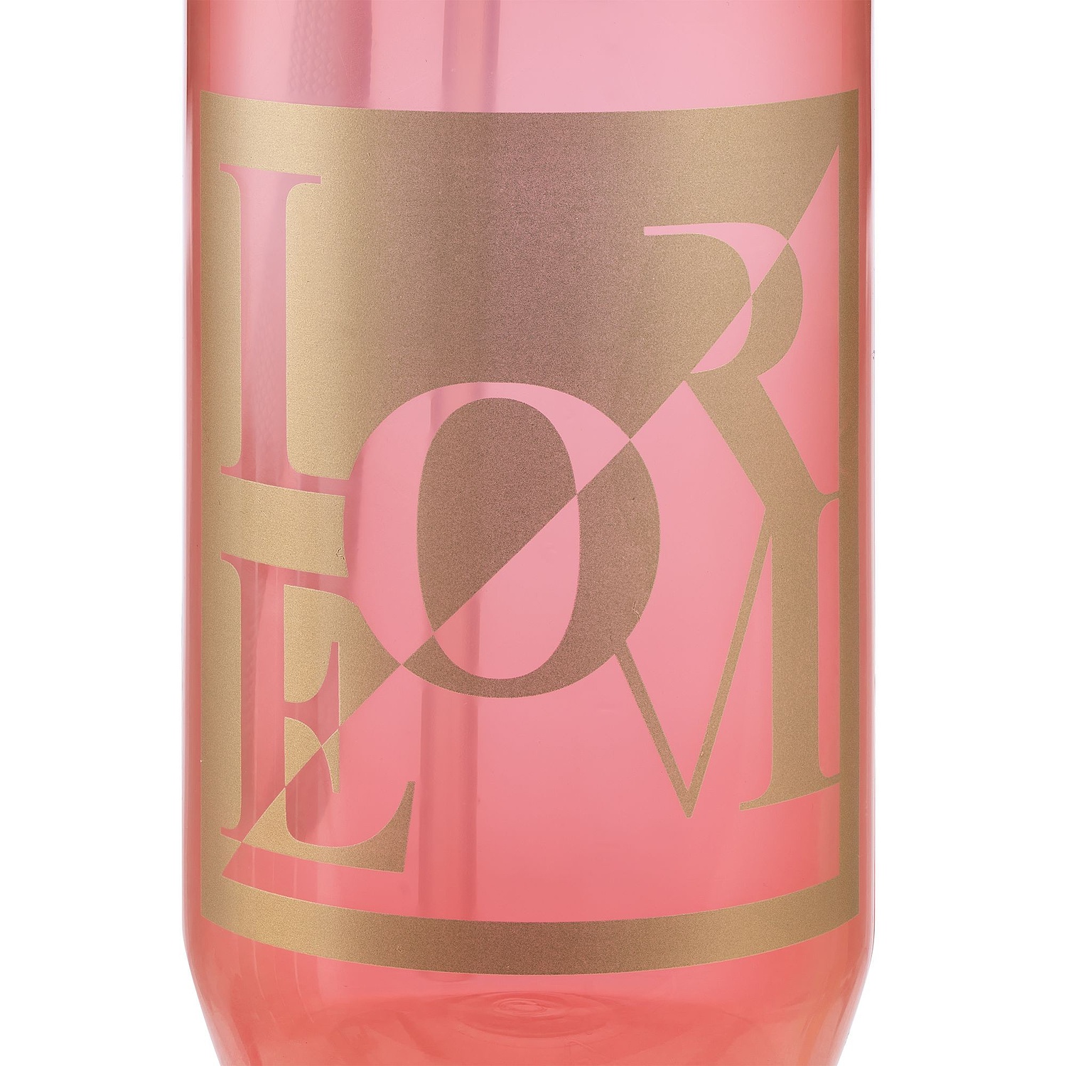 Бутылка для воды Aquarius, красная с логотипом