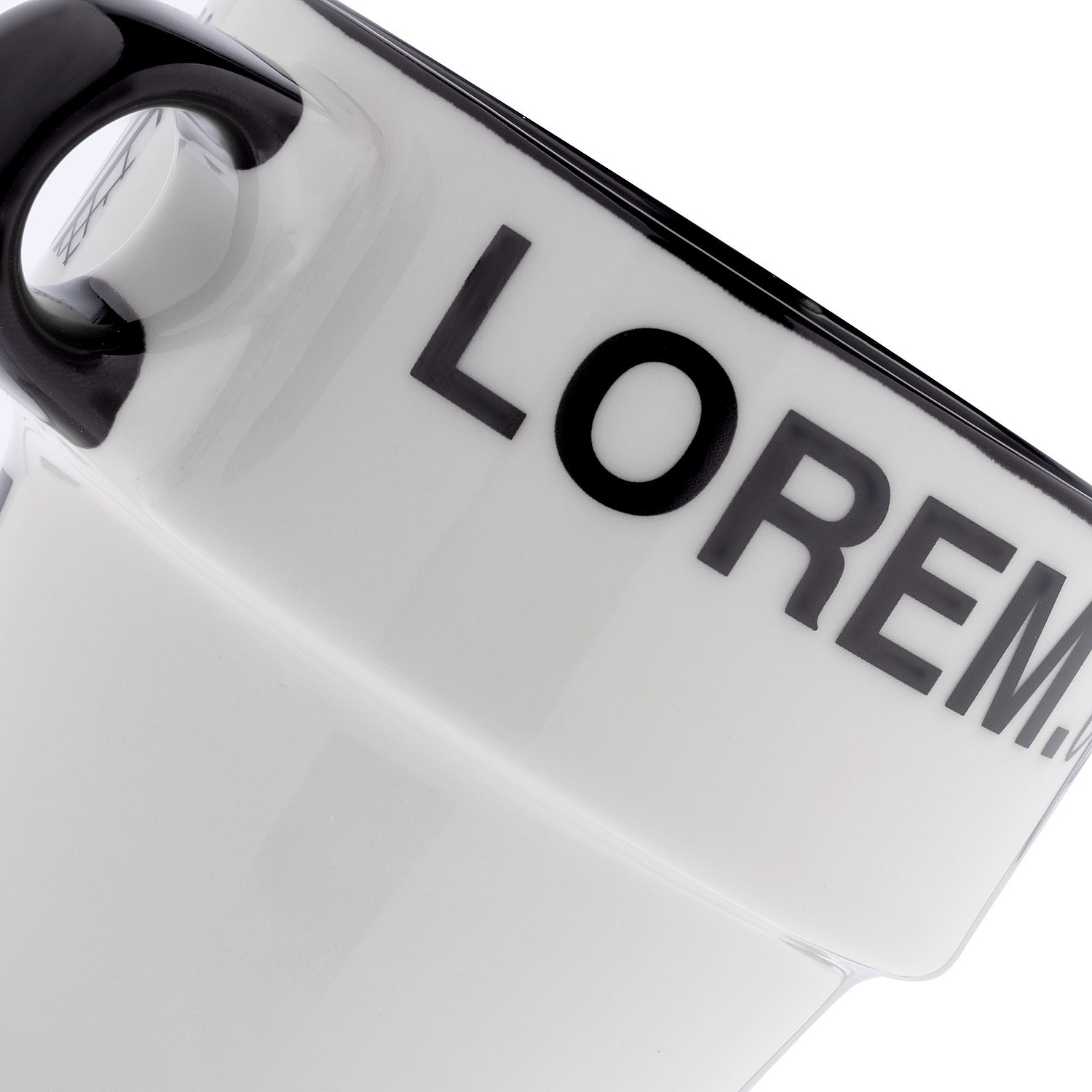 Кружка Inset, черная с логотипом