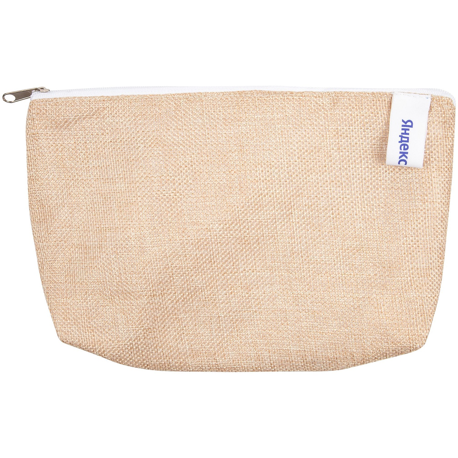 Косметичка Foster Beauty Box, бежевая с логотипом