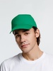 Бейсболка Promo, зеленая с логотипом