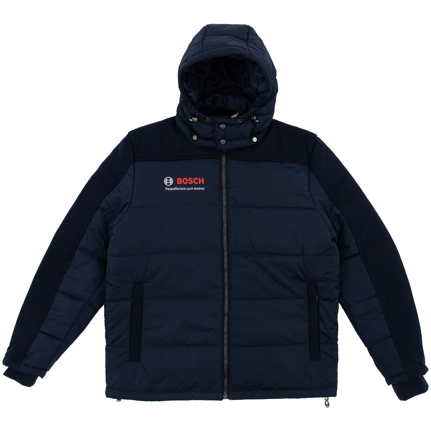 Куртка мужская Reggie, темно-синяя с логотипом