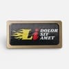 Значок Magnet Matto, бронзовый с логотипом