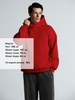 Худи Kulonga Oversize, красное с логотипом