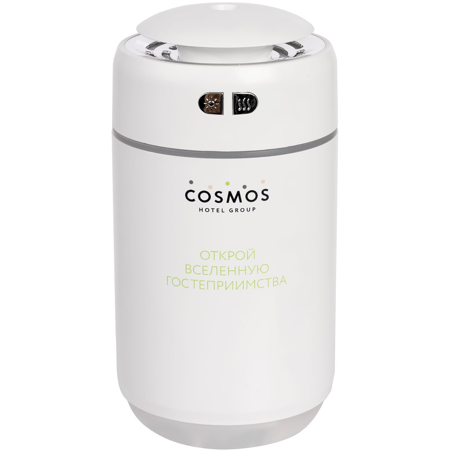 Настольный увлажнитель воздуха с подсветкой DH07, белый