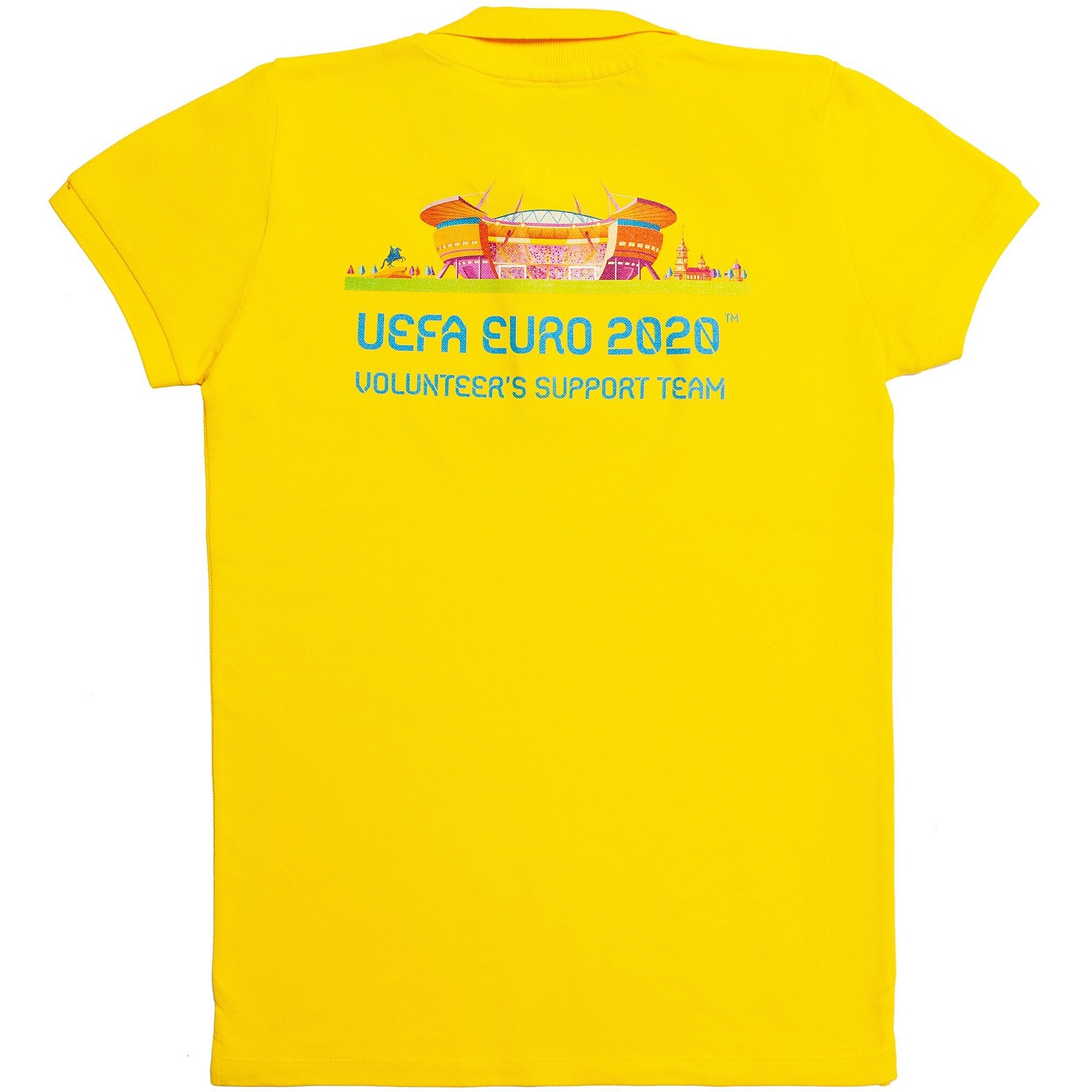 Рубашка поло мужская Virma Light, желтая с логотипом