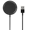 Беспроводное зарядное устройство с магнитами Magmate, черное с логотипом