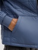 Куртка унисекс Warmbridge, синяя (джинс) с логотипом