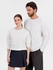 Лонгслив унисекс Siluetti Fuori, молочно-белый, размер L/XL