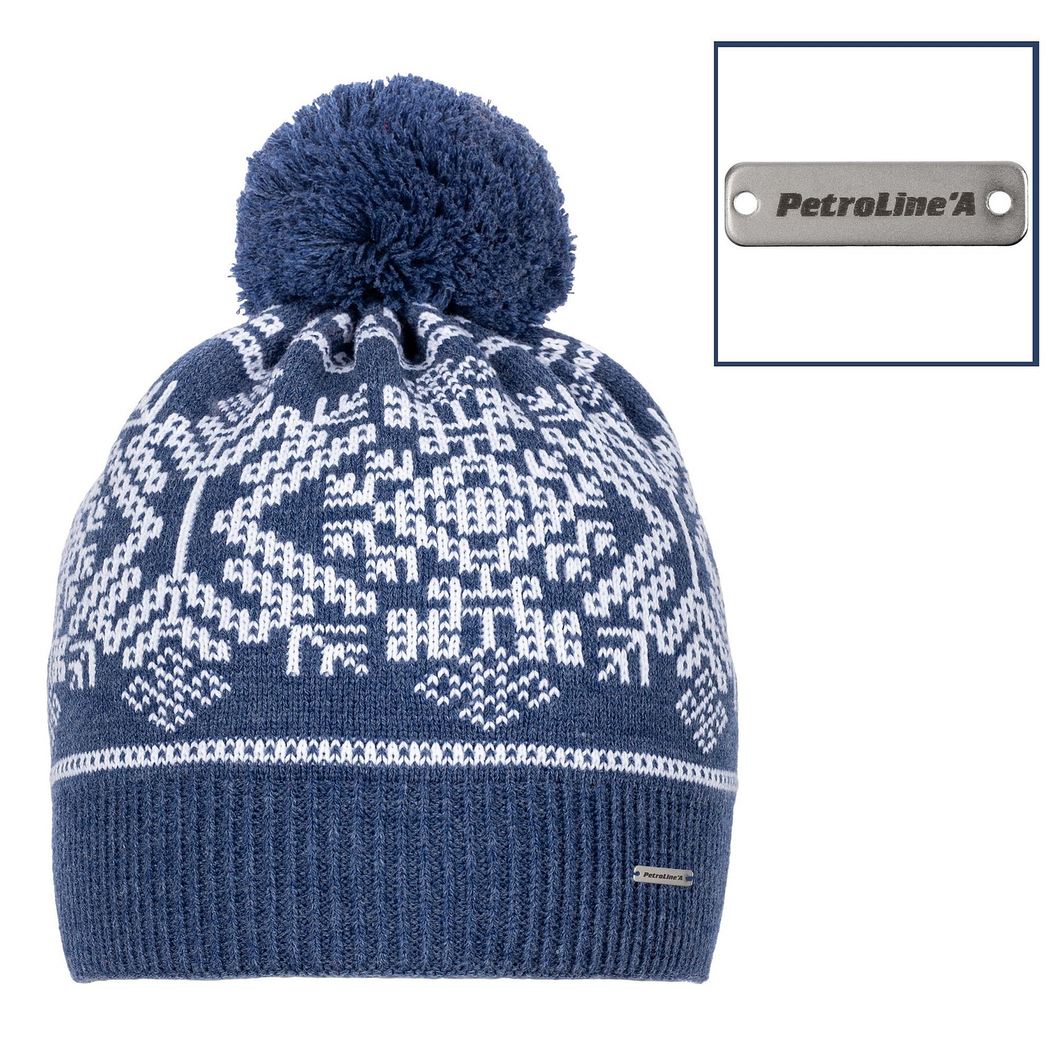 Шильдик металлический Alfa Liten, серебристый с логотипом