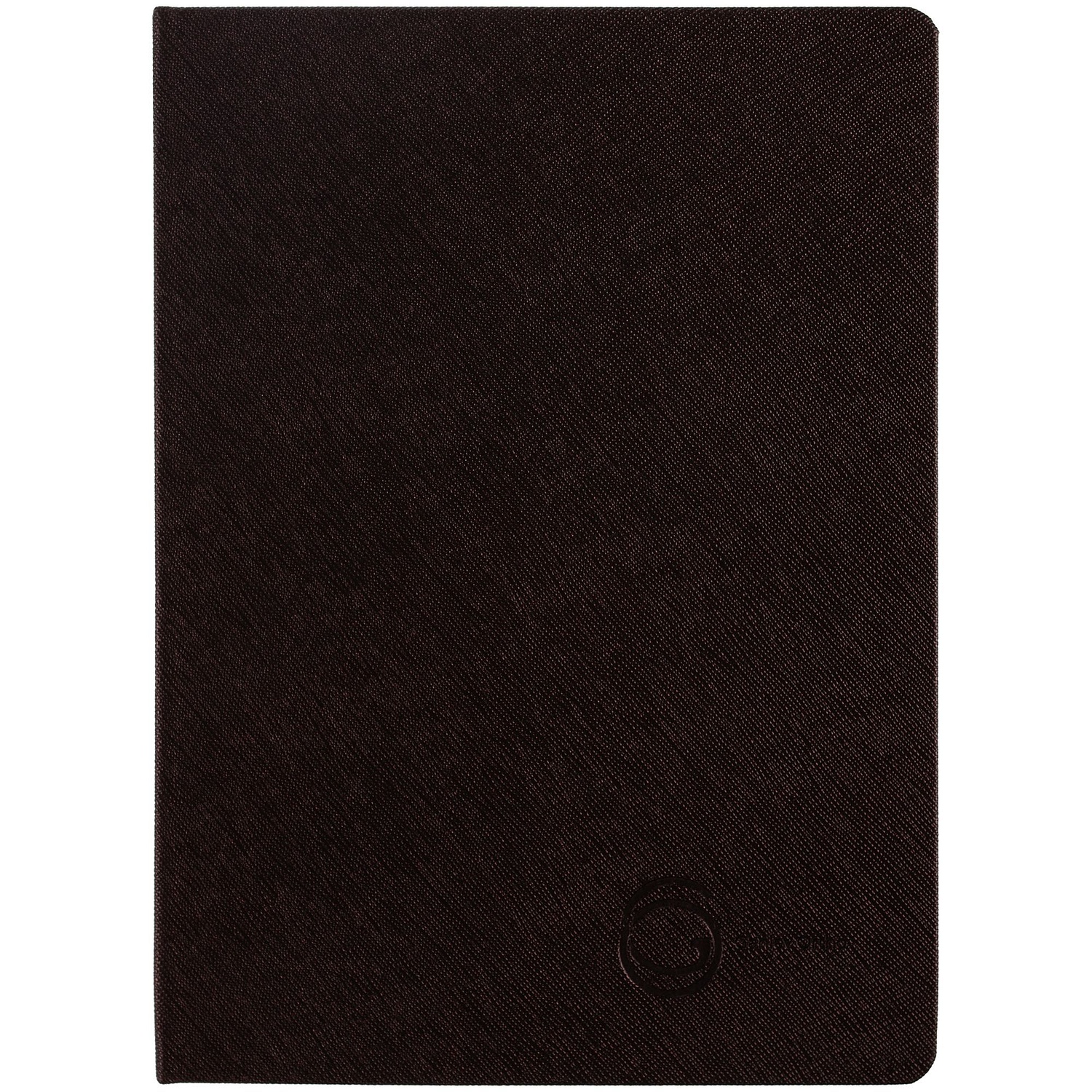 Ежедневник Saffian, недатированный, коричневый с логотипом