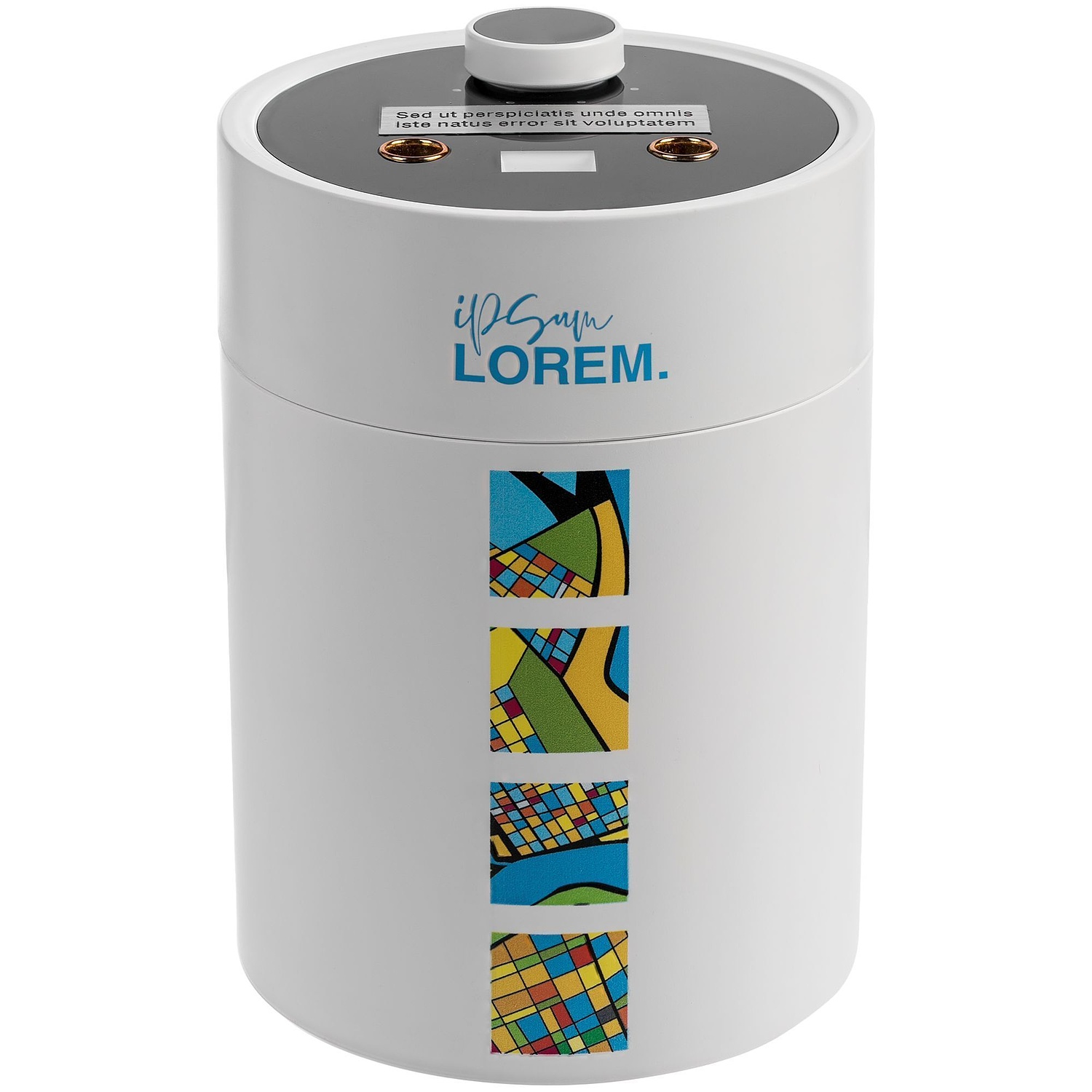 Переносной увлажнитель-ароматизатор humidiFine, белый