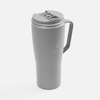 Термостакан Kasumigaoka, серый с логотипом