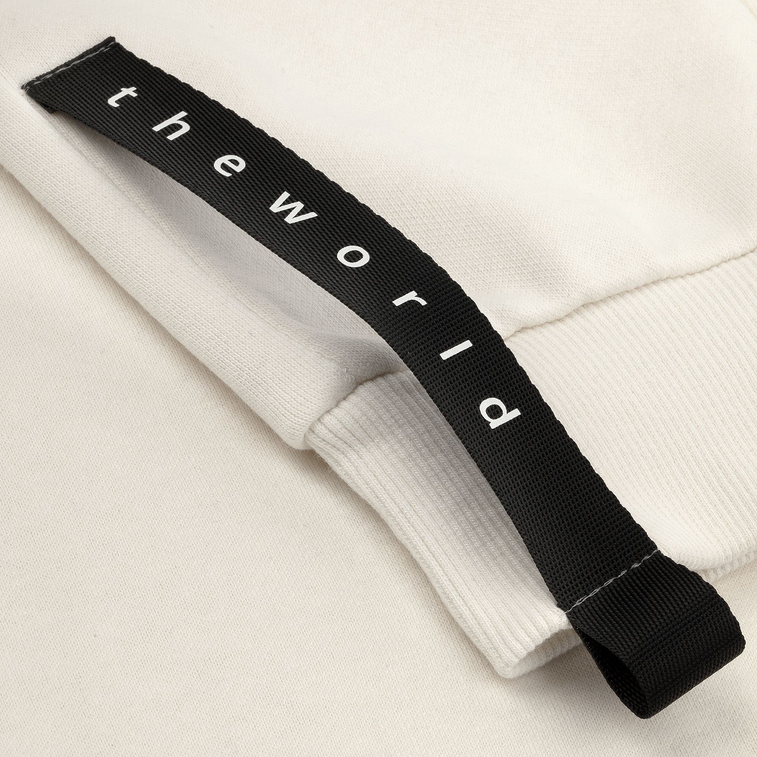 Джоггеры J2, молочно-белые с логотипом