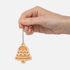 Мини-подвеска «Пряник», 3D-печать на заказ, колокольчик с логотипом