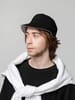Панама Summer двусторонняя, черная с серым с логотипом