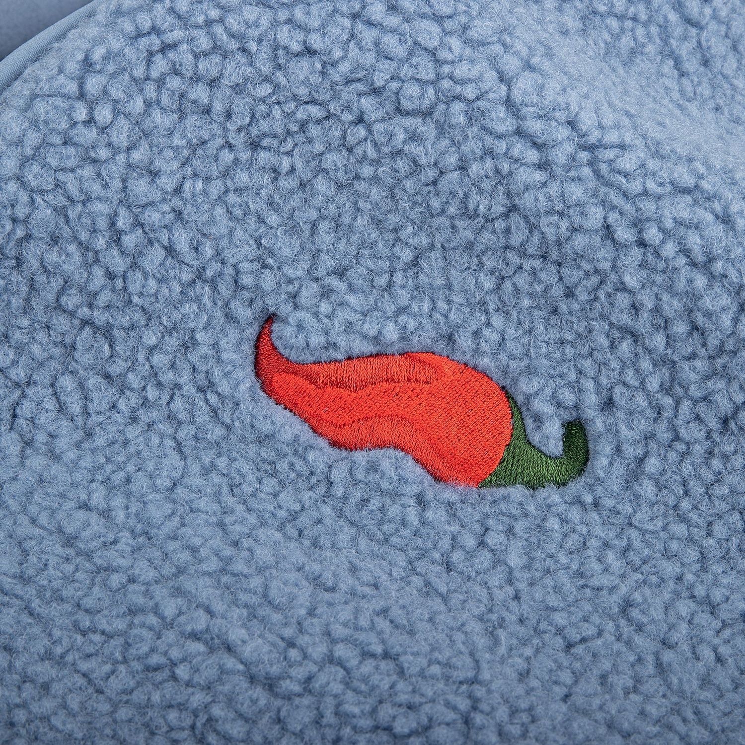 Анорак унисекс Oblako, голубой с логотипом