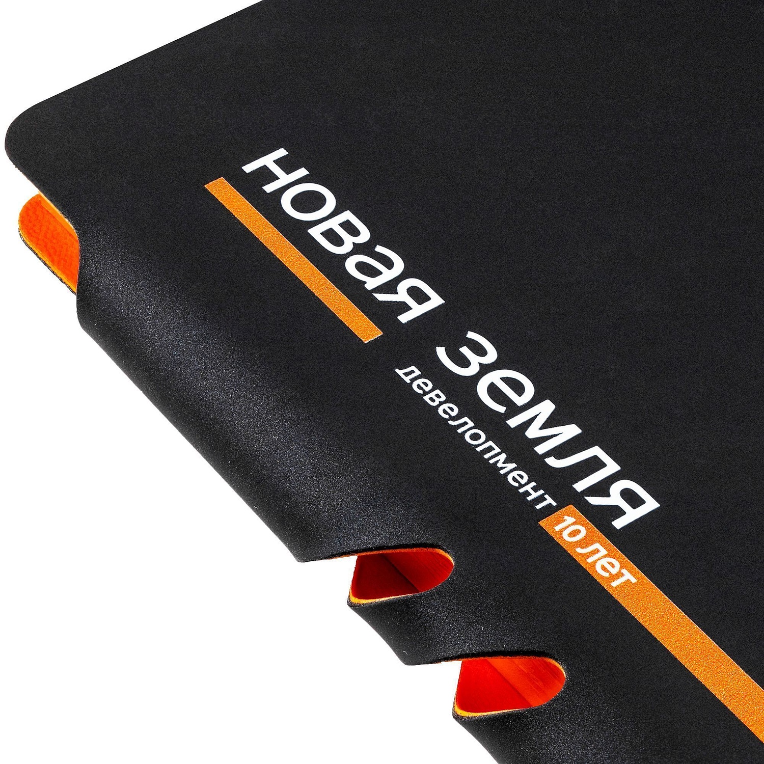 Ежедневник Flexpen Black, недатированный, черный с красным с логотипом