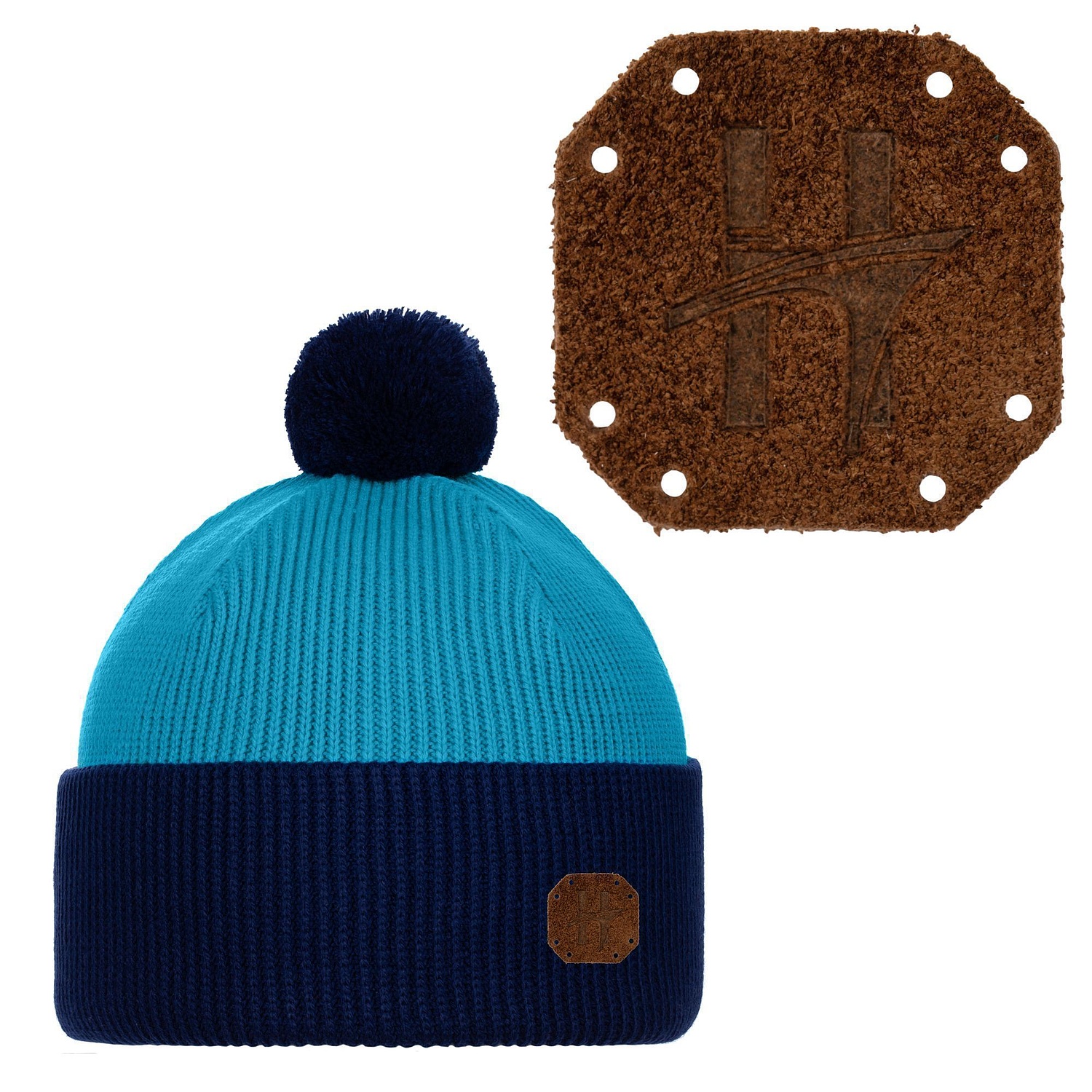 Набор Snappy, бирюзовый с синим с логотипом