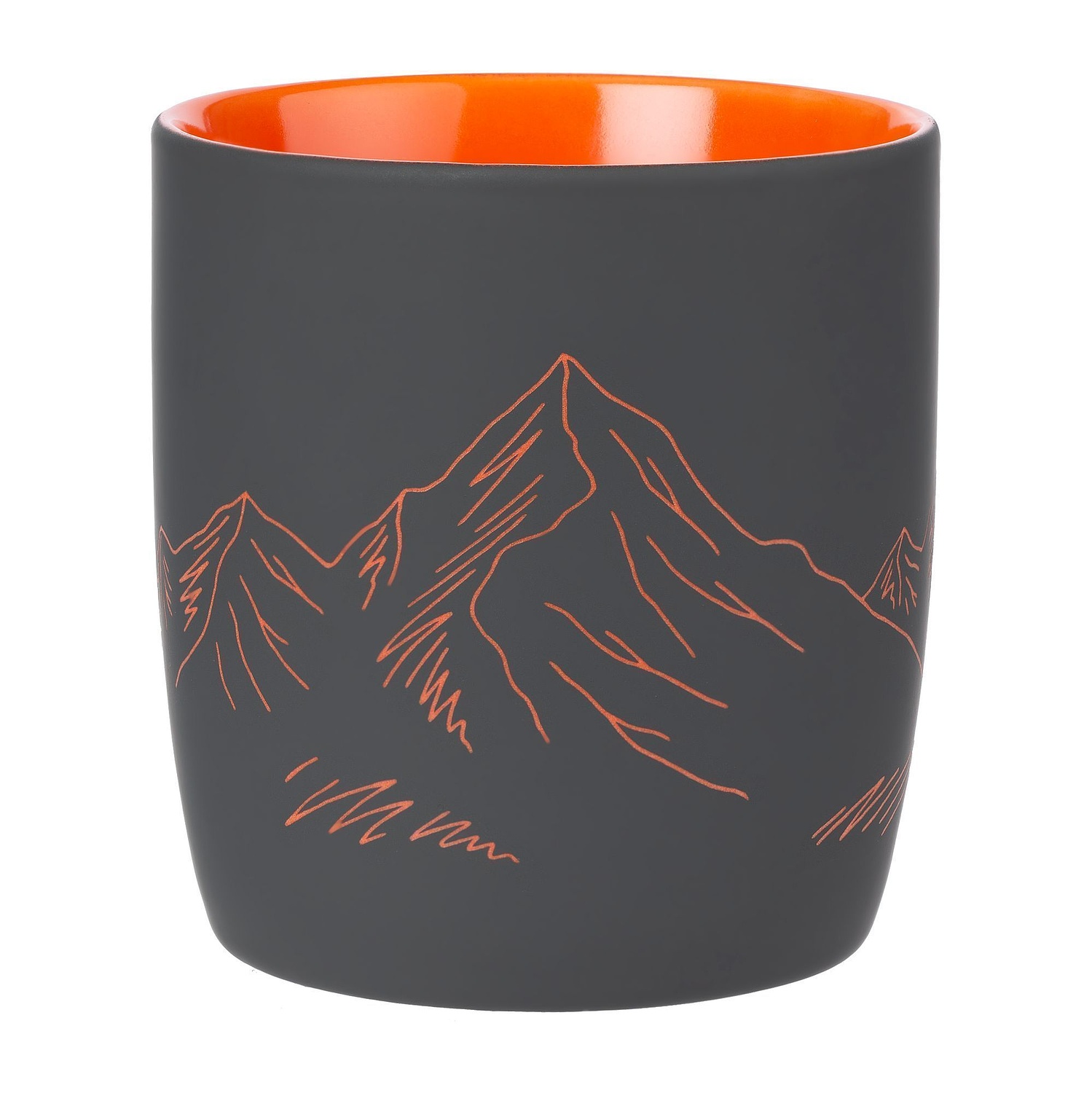 Кружка Surprise Touch с покрытием софт-тач, оранжевая с логотипом