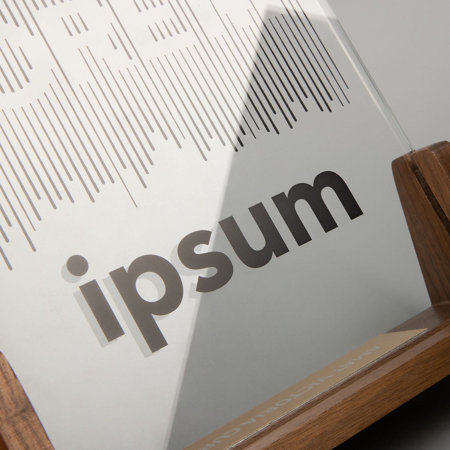 Стела Shortlist с логотипом