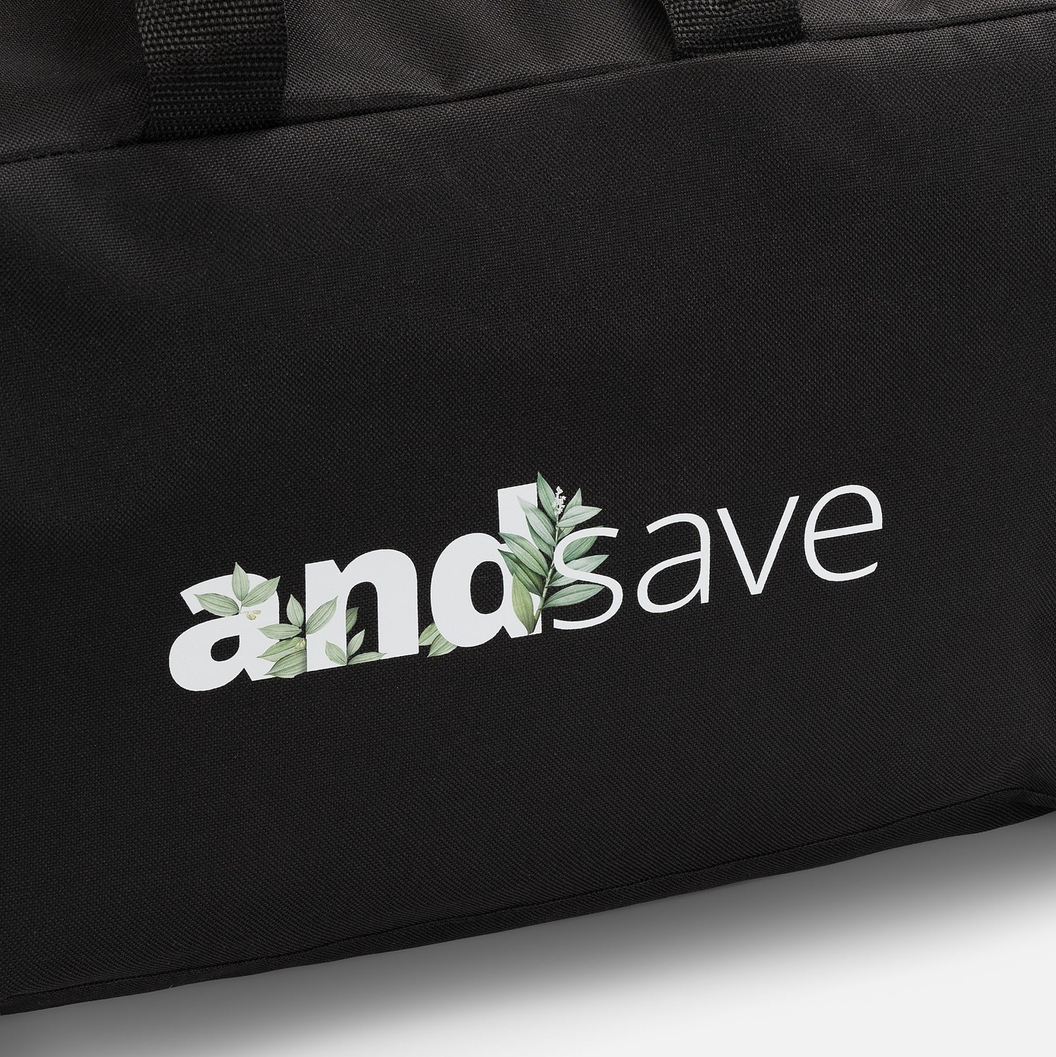 Спортивная сумка Fitnext, черная с синим