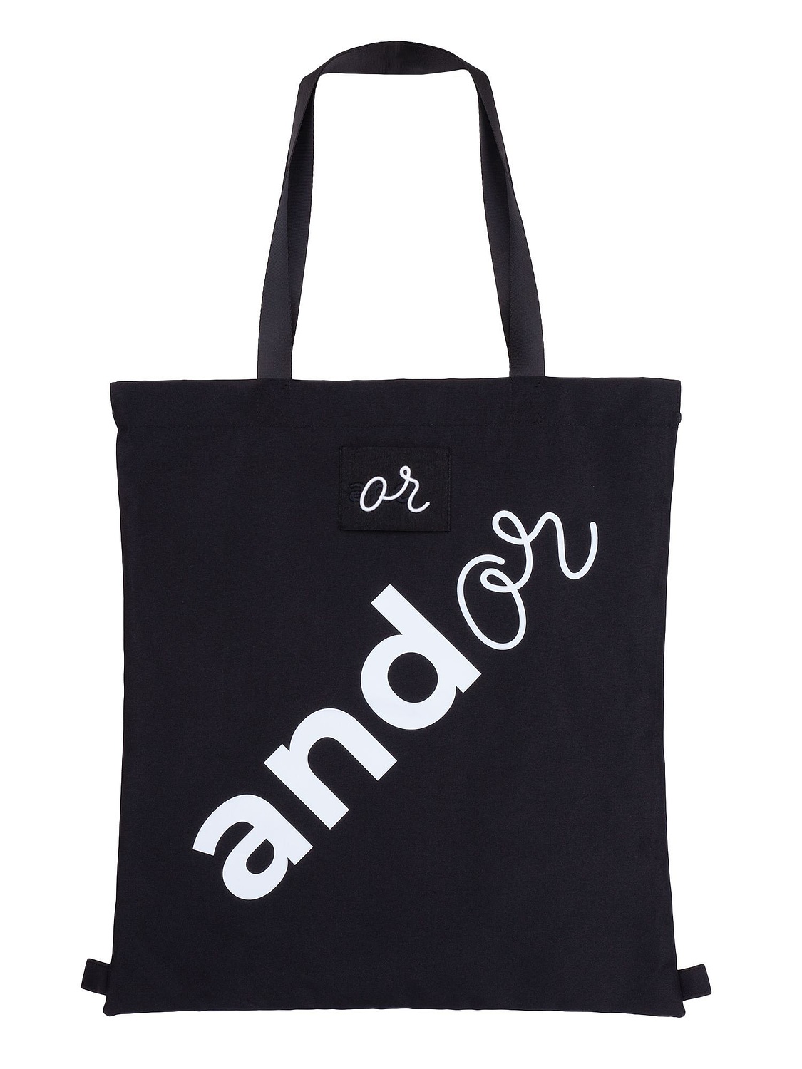 Основа для шопера-рюкзака B3, черная с логотипом