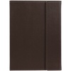 Ежедневник Flap, недатированный, коричневый с логотипом