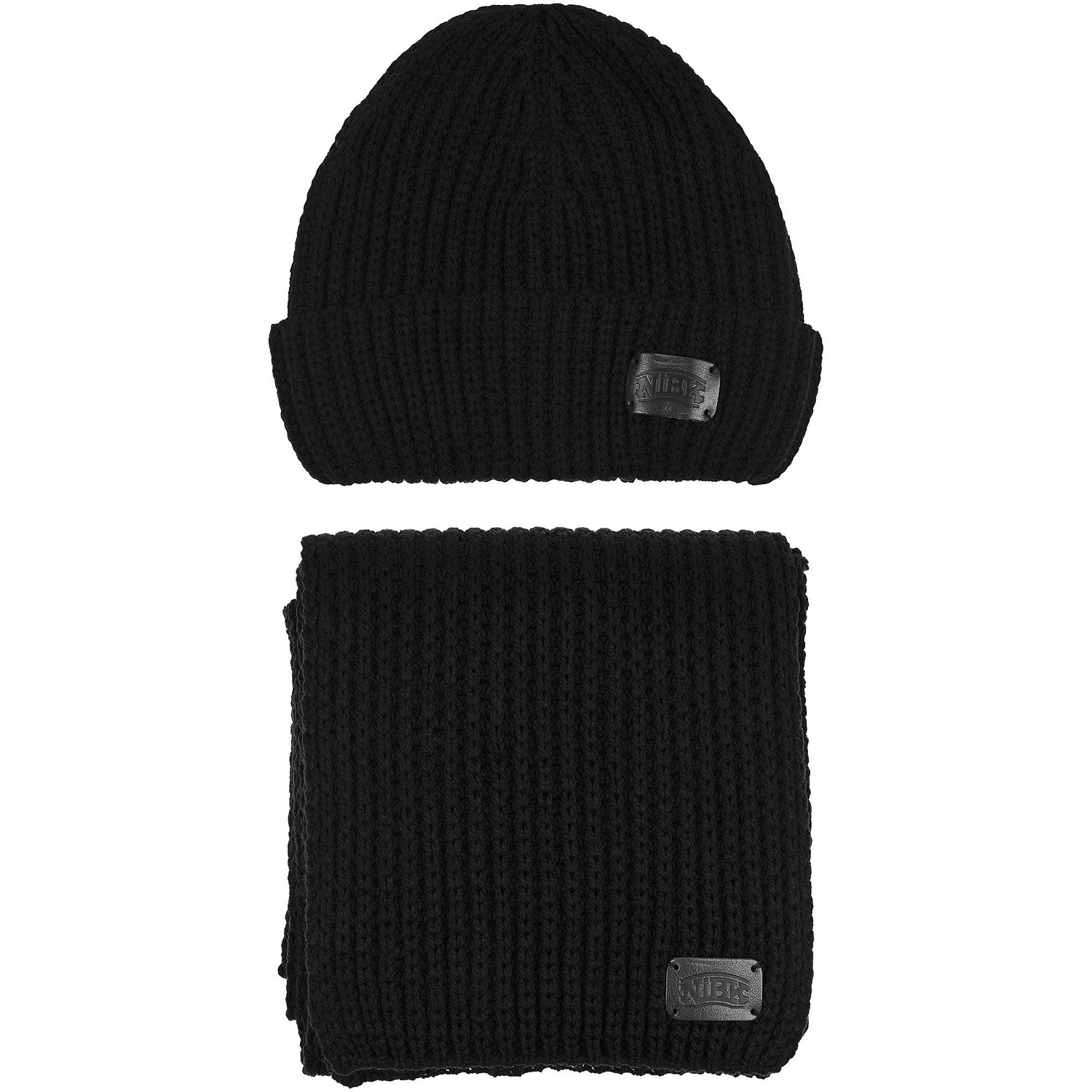 Шарф Nordkapp, черный с логотипом