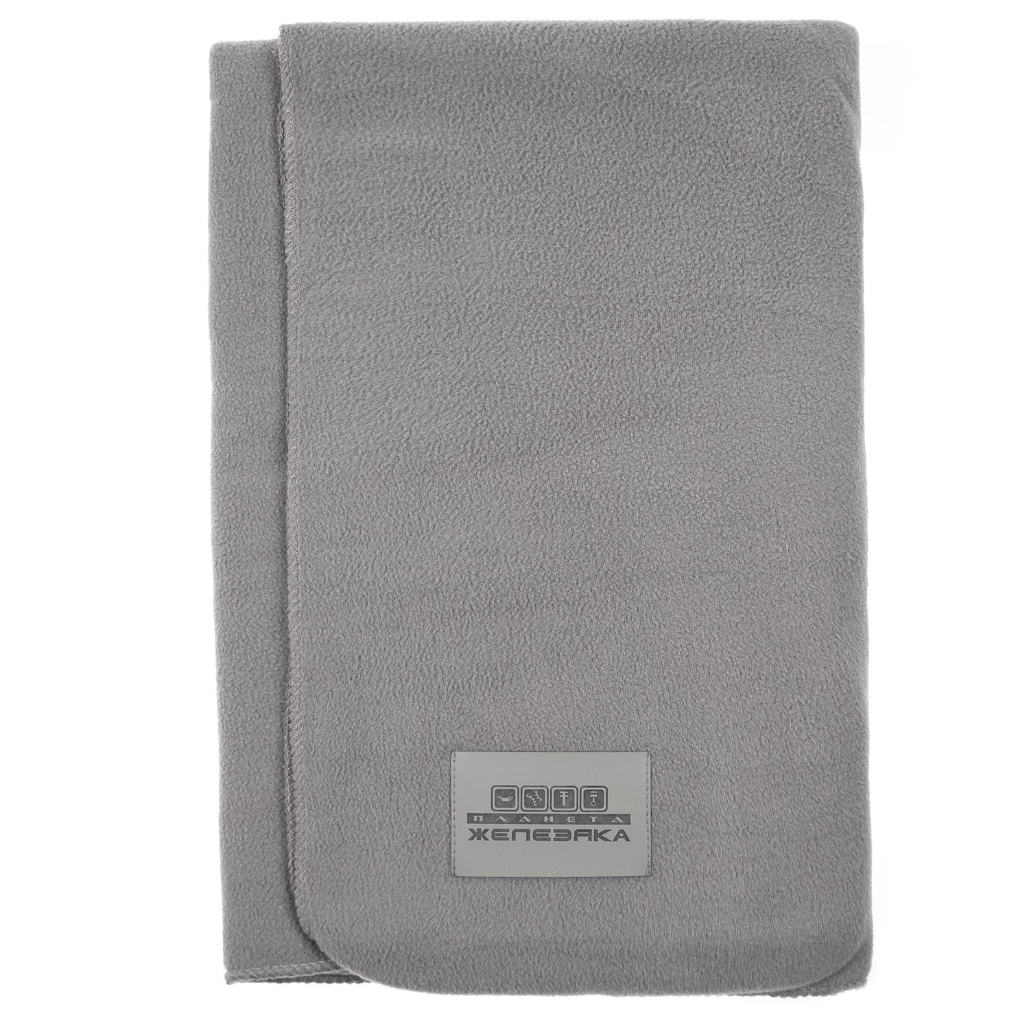 Флисовый плед Warm&Peace, серый