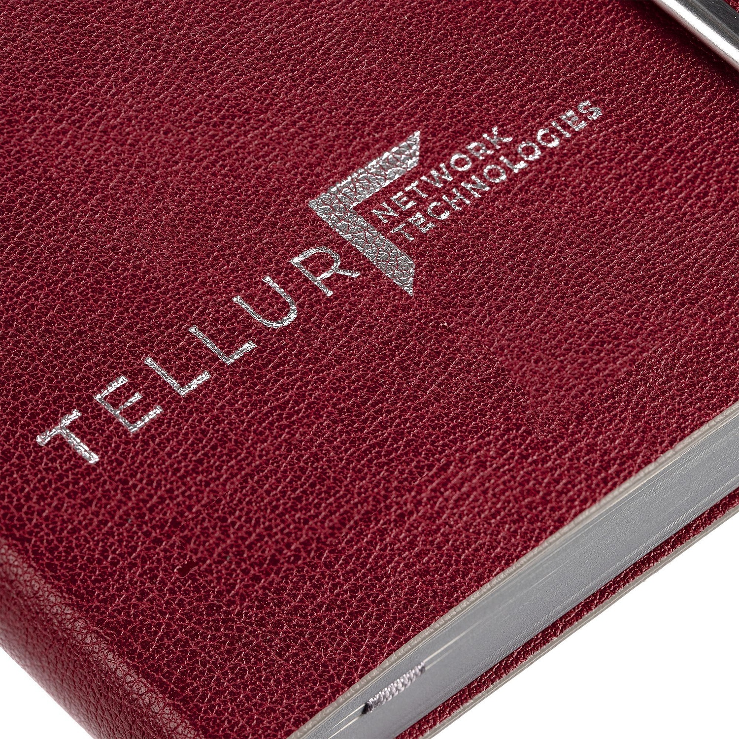 Ежедневник Petrus Flap, недатированный, красный с логотипом