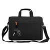 Сумка для ноутбука L227, черная с логотипом