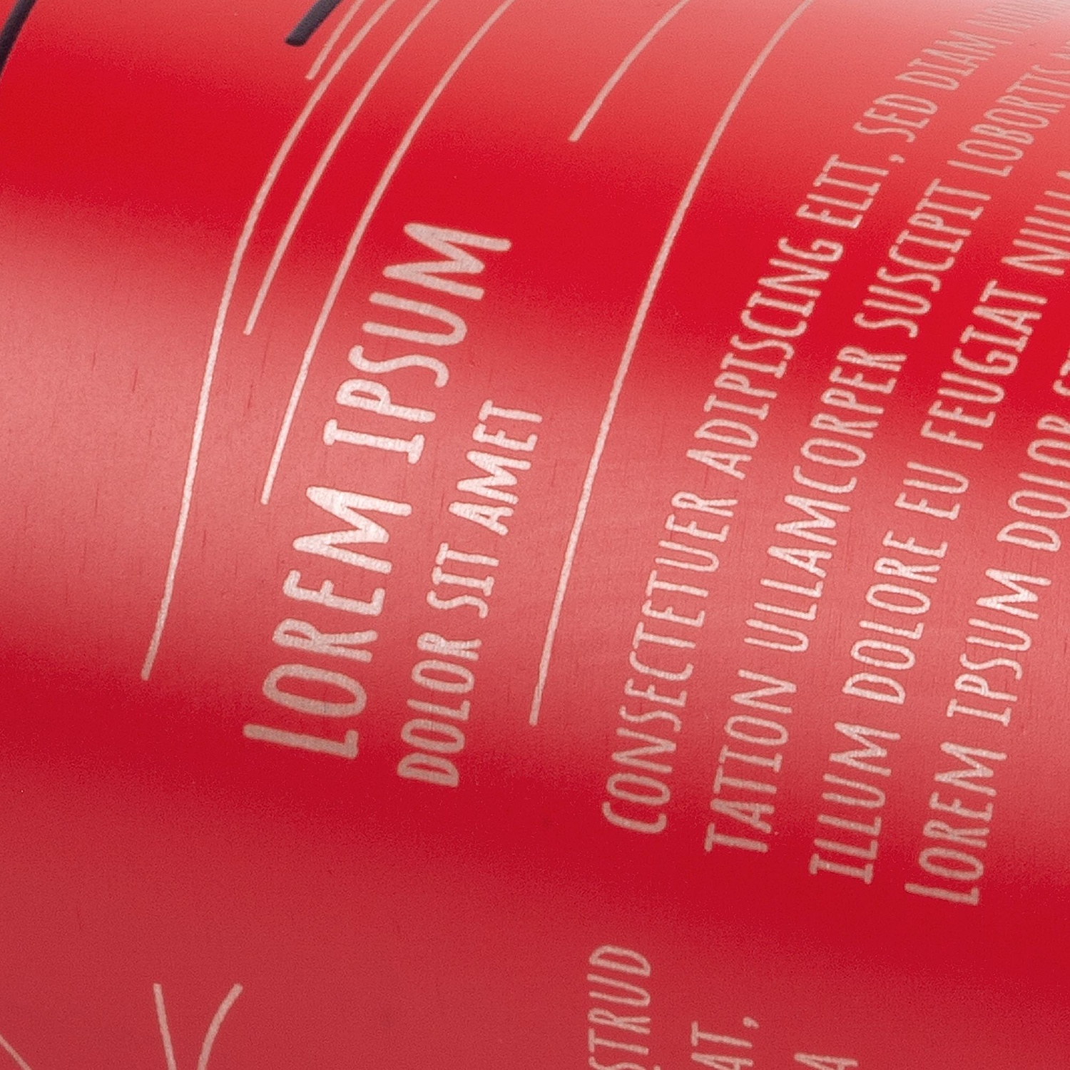 Бутылка для воды Billy Gym, матовая красная с логотипом