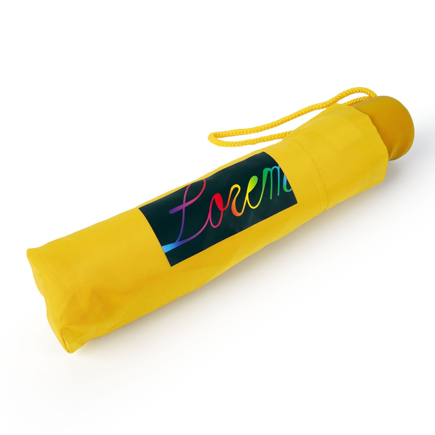 Зонт складной Basic, желтый