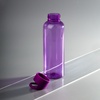 Бутылка для воды Plaske, фиолетовая с логотипом