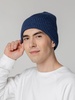 Шапка Tommi, синий меланж с логотипом