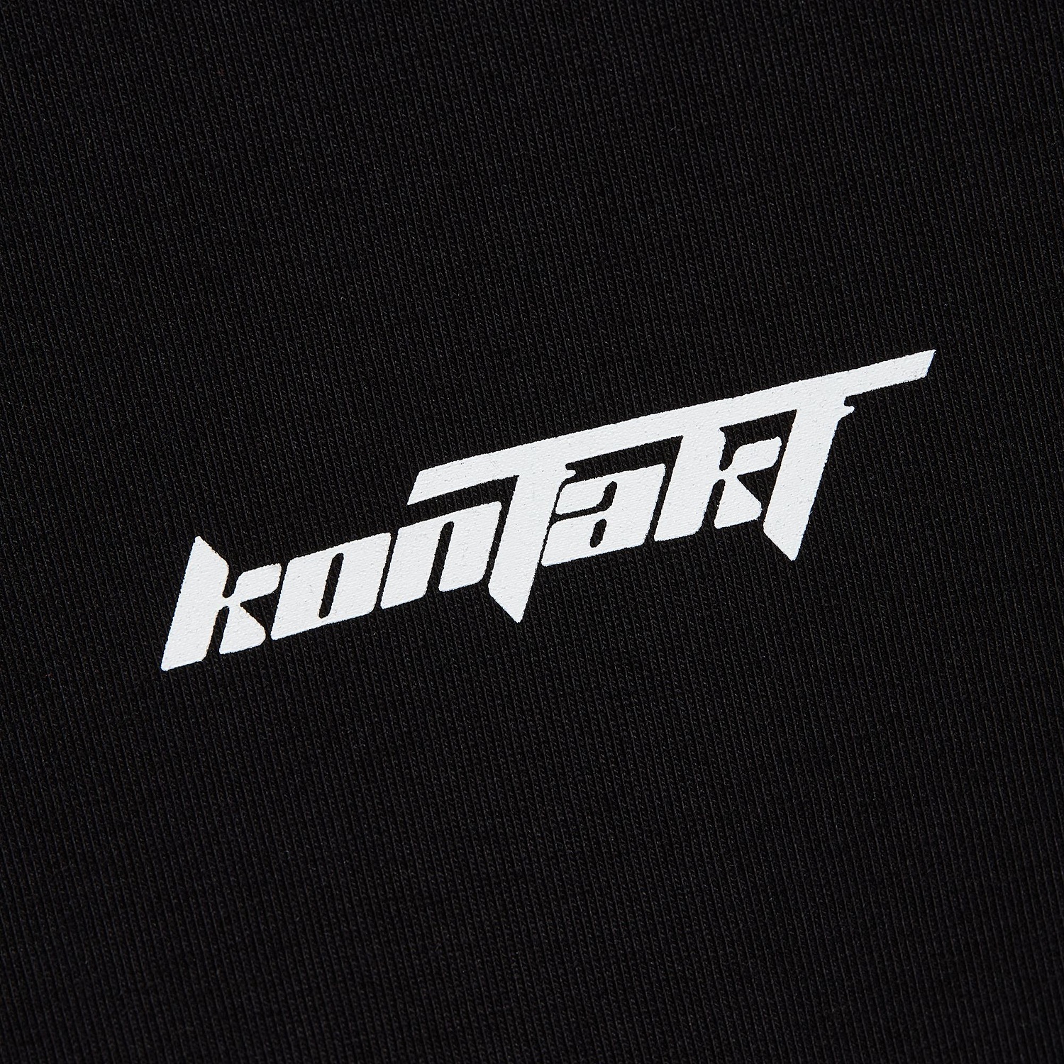 Футболка оверсайз Kangas, черная с логотипом