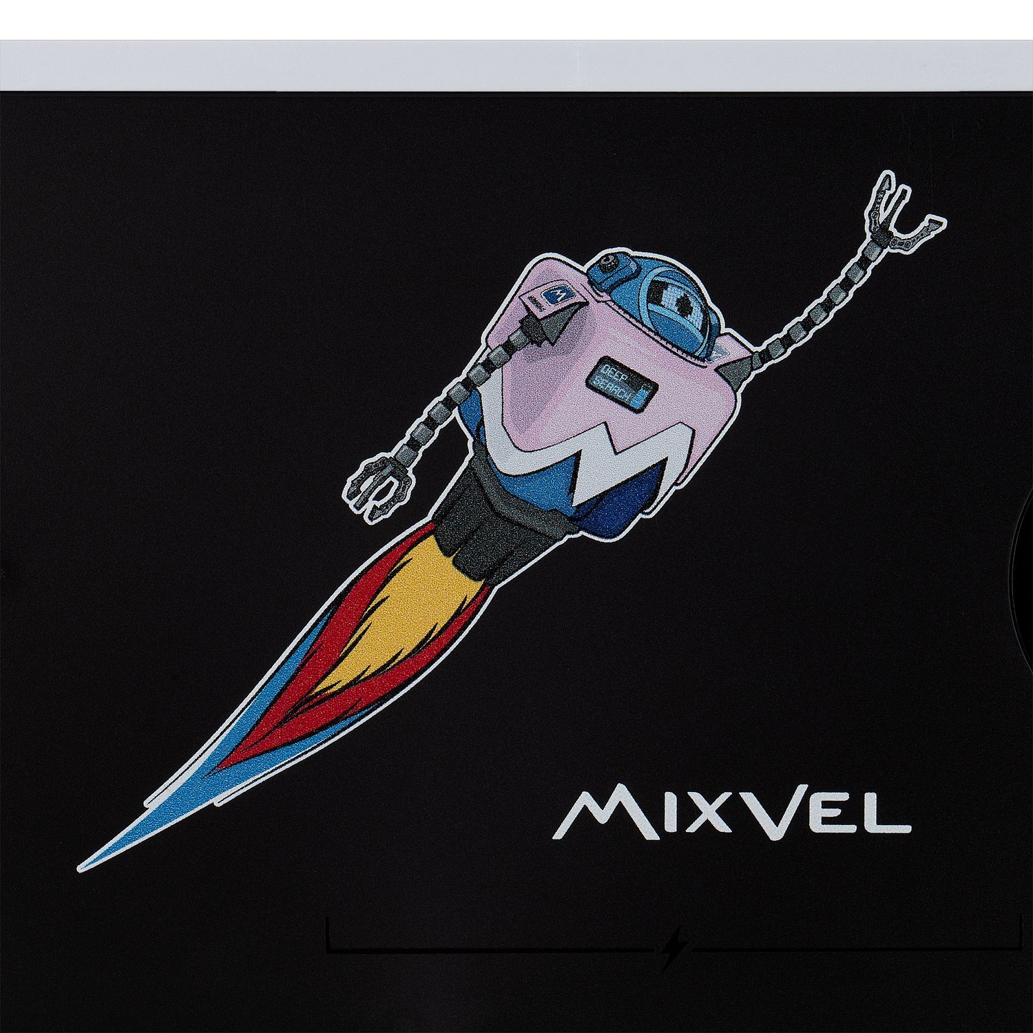 Зарядная станция Fulcrum, черная с логотипом